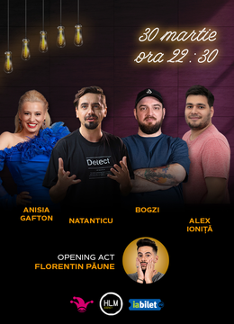 The Fool: Stand-up comedy cu Natanticu, Anisia Gafton, Bogzi și Alex Ioniță