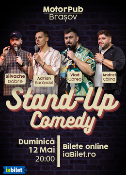Brașov: Stand-up comedy cu Oprea, Călina, Borândel și Dobre