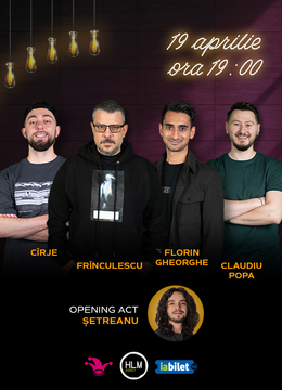 The Fool: Stand-up comedy cu Frînculescu, Cîrje, Florin Gheorghe și Claudiu Popa