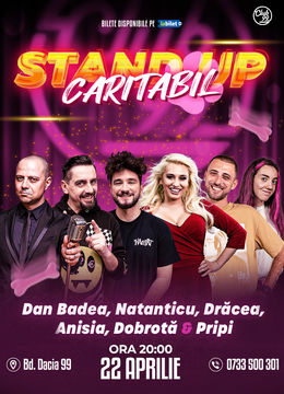 Dan Badea, Natanticu, Drăcea, Anisia, Dobrotă & Pripi | Stand Up Caritabil la Club 99