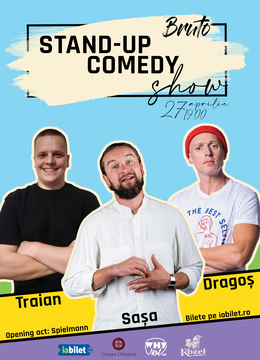 Cluj-Napoca: Show de stand up comedy cu Traian, Stan si Sasa