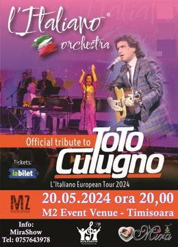 Timișoara: L'Italiano Orchestra - Omagiu lui Toto Cutugno