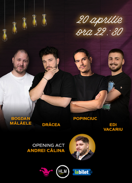 The Fool: Stand-up comedy cu Drăcea, Bogdan Mălăele, Mirel Popinciuc și Edi Vacariu