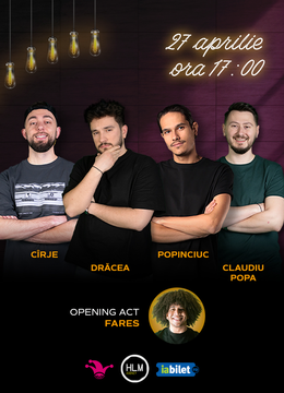 The Fool: Stand-up comedy cu Drăcea, Cîrje, Claudiu Popa și Mirel Popinciuc