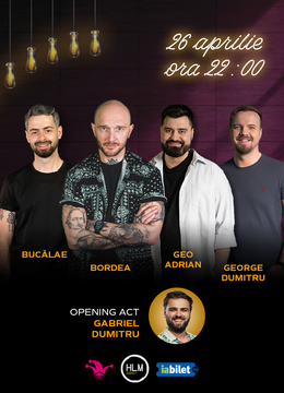 The Fool: Stand-up comedy cu Bordea, Radu Bucălae, George Dumitru și Geo Adrian