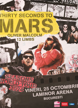 Concert Thirty Seconds to Mars la Bucuresti