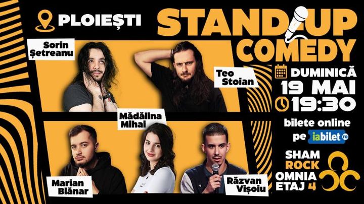 Ploiești: Stand-Up Comedy cu Șetreanu, Mădălina, Vișoiu, Stoian și Blănar - Alții la Început