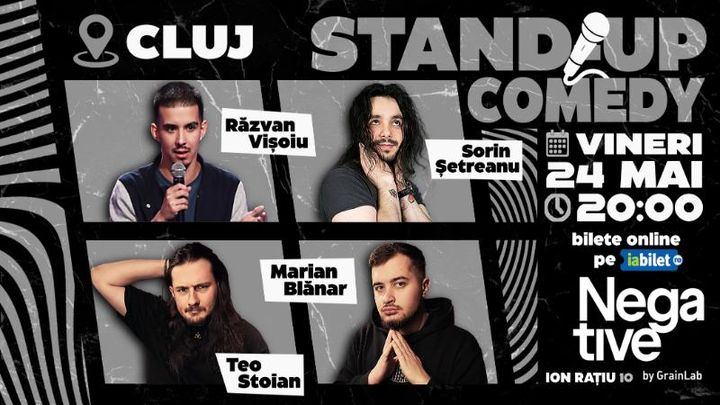 Cluj-Napoca: Stand-Up Comedy cu Șetreanu, Vișoiu, Stoian și Blănar - Alții la Început