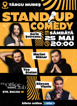 Târgu Mureș: Stand-Up Comedy cu Șetreanu, Vișoiu, Stoian și Blănar - Alții la Început