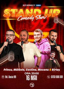 Stand Up Comedy cu Frînculescu, Mălăele, Costina, Mocanu - Birtaș la Club 99