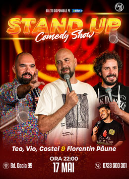 Stand up Comedy cu Teo, Vio, Costel - Florentin Păune la Club 99