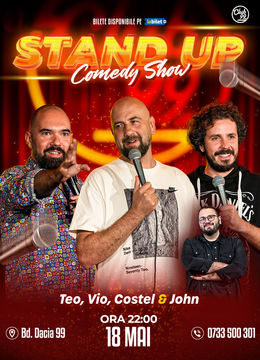 Stand up Comedy cu Teo, Vio, Costel - John la Club 99