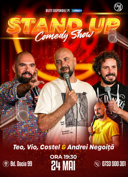 Stand up Comedy cu Teo, Vio, Costel - Negoiță la Club 99