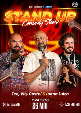 Stand up Comedy cu Teo, Vio, Costel - Ioana Luiza la Club 99