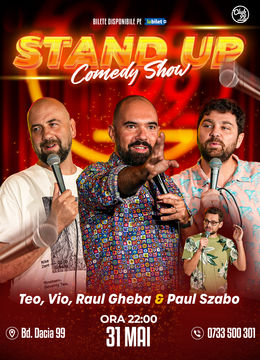 Stand up Comedy cu Teo, Vio, Raul Gheba - Paul Szabo la Club 99
