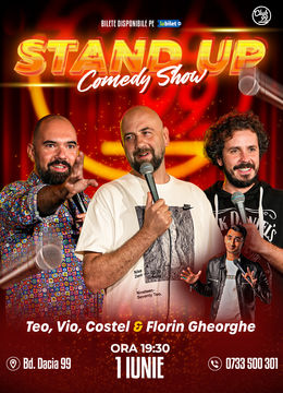 Stand up Comedy cu Teo, Vio, Costel - Florin Gheorghe la Club 99