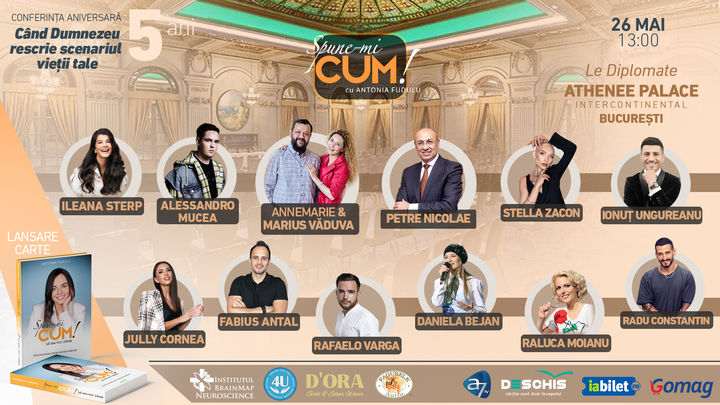 5 ANI Spune-mi CUM! – Conferință Aniversară – „Când Dumnezeu rescrie scenariul vieții tale”