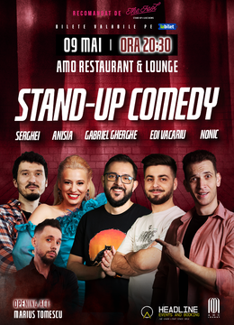 București: Stand-Up Comedy cu Anisia Gafton, Serghei, Gabriel Gherghe, Edi Vacariu și Nonic