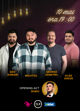 The Fool: Stand-up comedy cu Micutzu, Geo Adrian, George Dumitru și Alex Ioniță