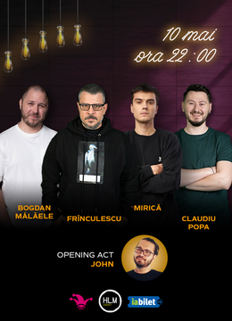 The Fool: Stand-up comedy cu Frînculescu, Sergiu Mirică, Bogdan Mălăele și Claudiu Popa