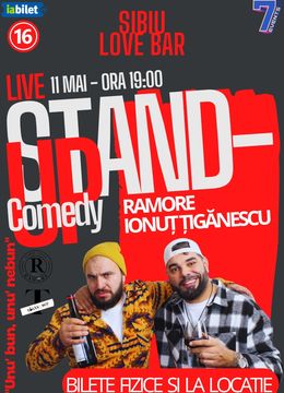 Sibiu: Stand-Up cu Ramore și Țigănescu -  "Unu' bun, unu' nebun"