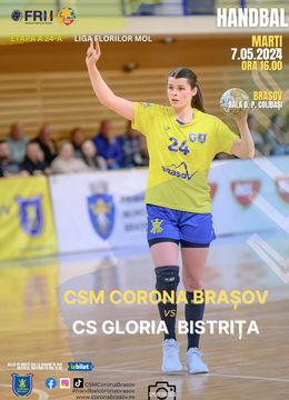 Brasov: Handbal Corona Brașov - CS Gloria 2018 Bistrița-Năsăud