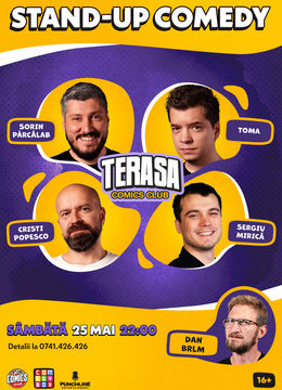 Stand-up cu Sorin, Toma, Popesco și Mirică pe Terasa ComicsClub!