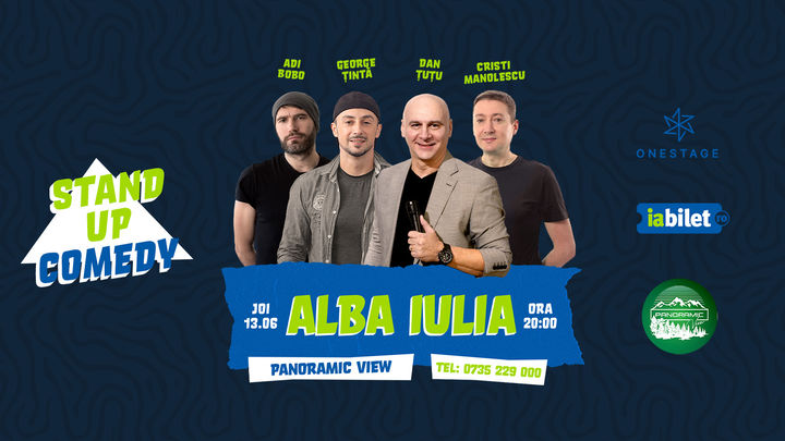 Alba Iulia: Stand Up cu Țuțu, Adi Bobo, Manolescu și Țintă