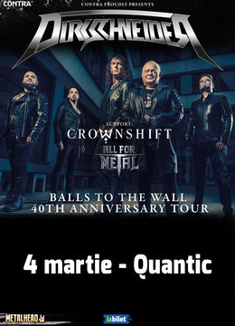 DIRKSCHNEIDER - BALLS TO THE WALL - 40TH ANNIVERSARY TOUR