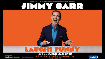 Cluj-Napoca: Jimmy Carr - Laughs Funny