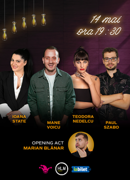 The Fool: Stand-up comedy cu Ioana State, Mane Voicu, Teodora Nedelcu și Paul Szabo
