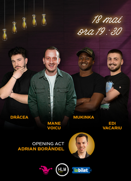 The Fool: Stand-up comedy cu Drăcea, Mane Voicu, Edi Vacariu și Mukinka