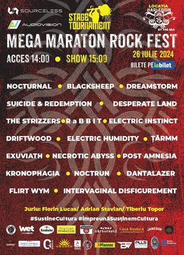 Constanta: Stage Tournament Fest 2024 Editia 3/ Mega Maraton Rock Festival