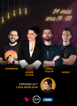 The Fool: Stand-up comedy cu Ioana State, Gabriel Gherghe, Virgil Ciulin și Bogdan Nonic