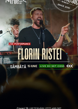 Concert Florin Ristei | LIVE în Sufrageria True