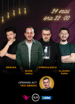 The Fool: Stand-up comedy cu Drăcea, Frînculescu, Mane Voicu și Claudiu Popa