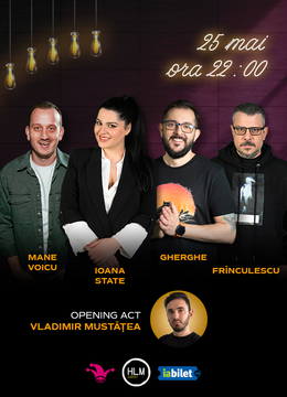 The Fool: Stand-up comedy cu Ioana State, Gabriel Gherghe, Mane Voicu și Frînculescu