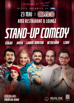 Stand-Up Comedy cu Anisia Gafton, Serghei, Victor Băra, Paul Szabo și Gabi Dumitriu