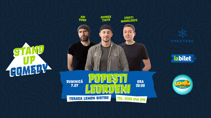 Popești Leordeni: Stand Up cu Adi Bobo, Manolescu și Țintă