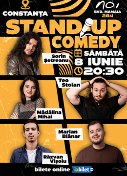 Constanța: Stand-Up Comedy cu  Șetreanu, Mădălina, Vișoiu, Stoian și Blănar - Alții la Început
