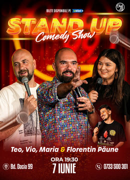 Stand up Comedy cu Teo, Vio, Maria Popovici - Florentin Păune la Club 99