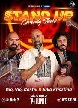 Stand up Comedy cu Teo, Vio, Costel - Iulia Krisztina la Club 99