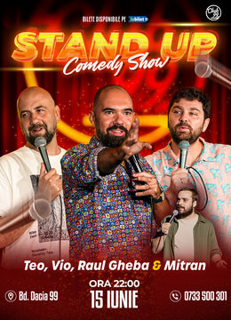 Stand up Comedy cu Teo, Vio, Raul Gheba - Mitran la Club 99