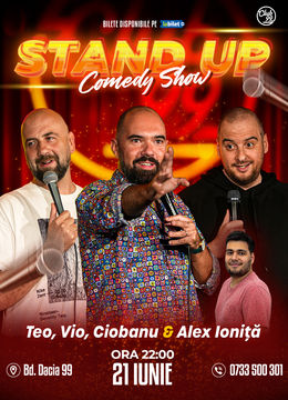 Stand up Comedy cu Teo, Vio, Andrei Ciobanu - Alex Ioniță la Club 99