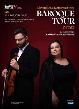 Iași: Baroque Tour Opus 3 cu Răzvan și Andreea Stoica