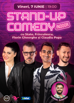 The Fool: Stand-up comedy cu Ioana State, Frînculescu, Florin Gheorghe și Claudiu Popa
