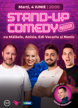 The Fool: Stand-up comedy cu Bogdan Mălăele, Anisia Gafton, Edi Vacariu și Bogdan Nonic