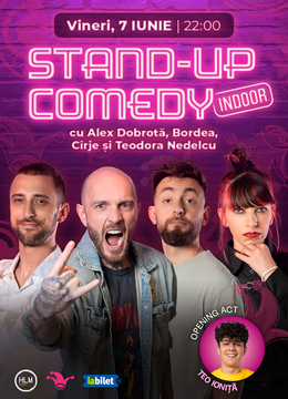 The Fool: Stand-up comedy cu Bordea, Alex Dobrotă, Cîrje și Teodora Nedelcu