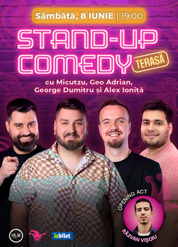 The Fool: Stand-up comedy pe terasă cu Micutzu, Geo Adrian, George Dumitru și Alex Ioniță