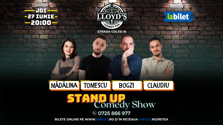 Stand-up comedy Bogzi, Tomescu, Mădălina & Claudiu